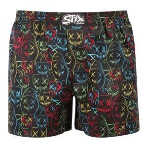Pánské trenky Styx premium art klasická guma masky (AP1853) XL