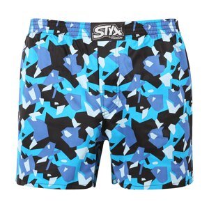 Pánské trenky Styx premium art klasická guma maskáč hranatý (AP1858) S