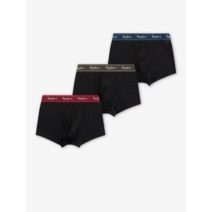 Pepe Jeans Norwin Boxerky 3 ks Černá