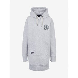 SuperDry T&F Hood Šaty Šedá