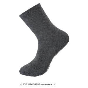 Merino ponožky MANAGER  MERINO šedé, 35-38