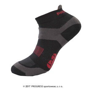 Běžecké ponožky RUNNING SOX černé/tm.šedé, 35-38