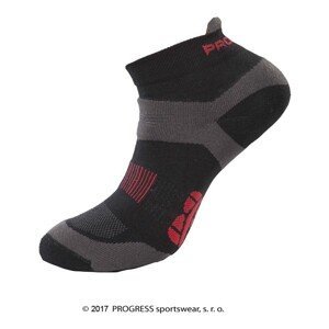 Běžecké ponožky RUNNING SOX černé/tm.šedé, 39-42