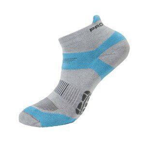 Běžecké ponožky RUNNING SOX sv.šedé/tyrkysové, 39-42