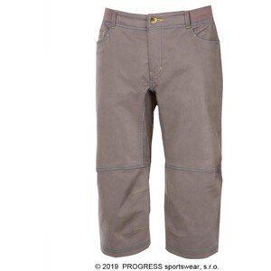 CACTUS 3Q pánské 3/4 outdoor kalhoty šedohnědá - doprodej, S