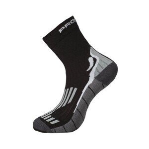 RUNNING HIGH SOX běžecké ponožky černá/šedá, 39-42