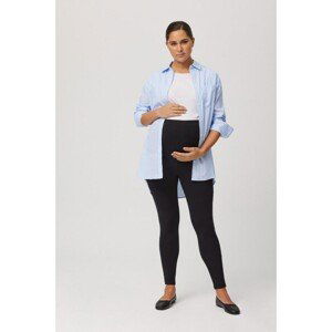 Bavlněné těhotenské legíny YSABEL MORA černé, XL