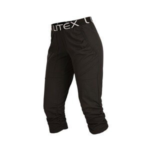 Dámské 3/4 kalhoty LITEX černé, M