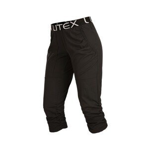 Dámské 3/4 kalhoty LITEX černé, XL