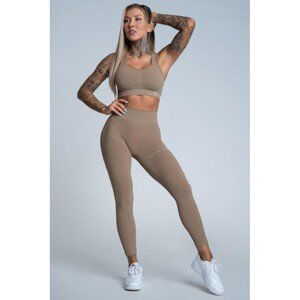 Push up sportovní legíny Gym Glamour Nude, L