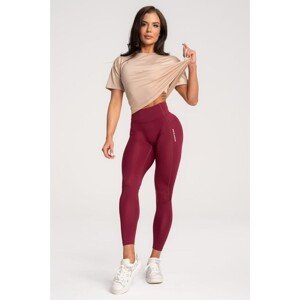 Sportovní legíny Gym Glamour Classic Cherry, S