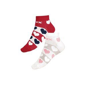 Dámské designové ponožky LITEX nízké, 24-25 bordó