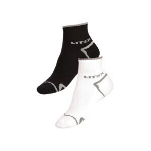 Sportovní polovysoké ponožky LITEX, 26-27 bílá