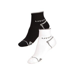 Sportovní polovysoké ponožky LITEX, 30-31 bílá