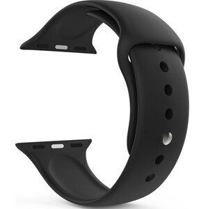 4wrist Silikonový řemínek pro Apple Watch - Černý 38/40/41 mm - S/M