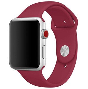 4wrist Silikonový řemínek pro Apple Watch - Vínová 38/40/41 mm - S/M