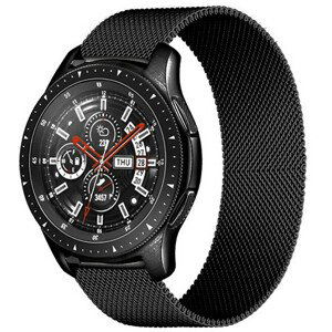 4wrist Milánský tah pro Samsung Galaxy Watch 6/5/4 - Černý