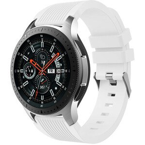 4wrist Silikonový řemínek pro Samsung Galaxy Watch - Bílý 22 mm