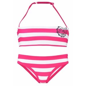 BENCH Bikiny  pink / černá / bílá