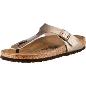 BIRKENSTOCK Žabky 'Gizeh'  zlatá