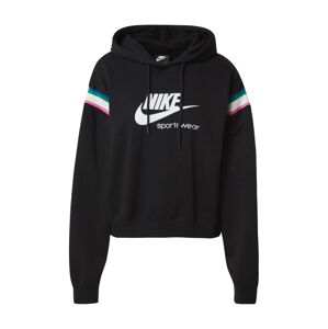 Nike Sportswear Mikina  černá / bílá