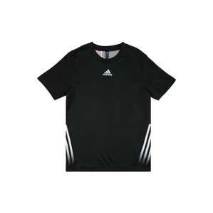 ADIDAS PERFORMANCE Funkční tričko  černá / bílá