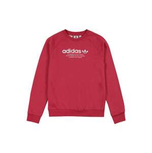 ADIDAS ORIGINALS Mikina  fuchsiová / bílá