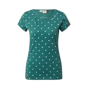 Ragwear Tričko 'MINT DOTS'  zelená / bílá