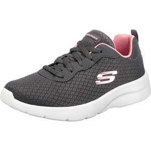 SKECHERS Tenisky 'Dynamight'  tmavě šedá / pastelově růžová