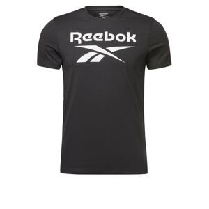 Reebok Sport Funkční tričko  černá / bílá