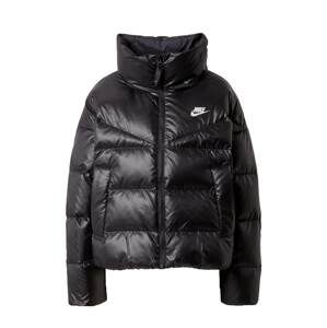 Nike Sportswear Zimní bunda  černá / bílá