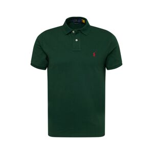 Polo Ralph Lauren Tričko  tmavě zelená / červená