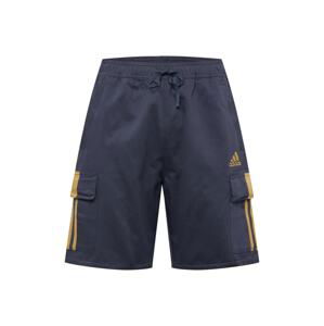 ADIDAS PERFORMANCE Sportovní kalhoty 'Tiro'  námořnická modř / zlatě žlutá