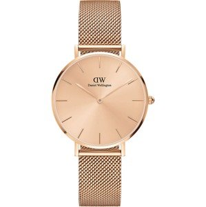 Daniel Wellington Analogové hodinky 'Petite Unitone RG Rose Gold'  růžově zlatá / černá