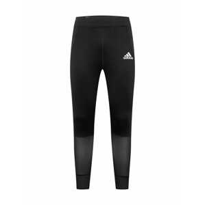 ADIDAS PERFORMANCE Sportovní kalhoty  černá / bílá