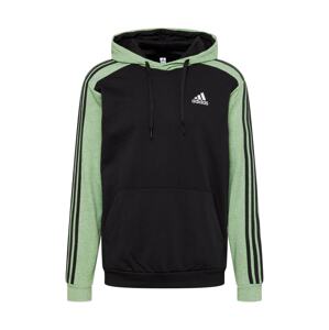 ADIDAS SPORTSWEAR Sportovní mikina  pastelově zelená / černá / bílá