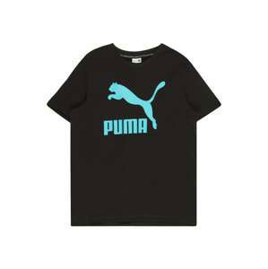 PUMA Tričko  světlemodrá / černá