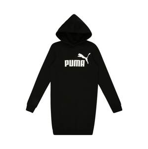 PUMA Šaty  černá / bílá