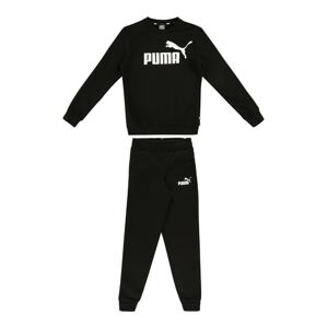 PUMA Joggingová souprava  černá / bílá