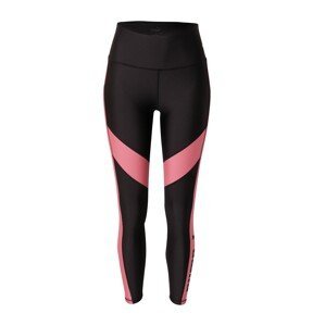 PUMA Sportovní kalhoty  pink / černá