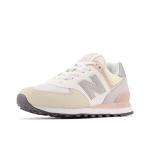 new balance Tenisky  písková / stříbrně šedá / pastelově růžová / bílá