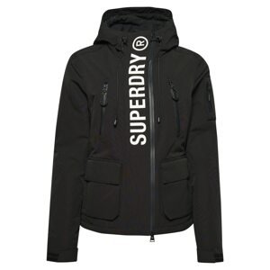 Superdry Přechodná bunda 'Ultimate SD'  černá / bílá