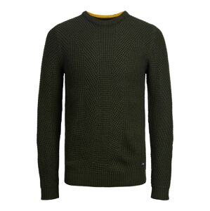 JACK & JONES Svetr 'STANFORD'  tmavě zelená