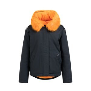 MYMO Zimní bunda  marine modrá / oranžová