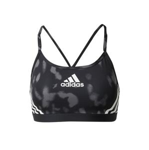 ADIDAS SPORTSWEAR Sportovní podprsenka  antracitová / tmavě šedá / bílá