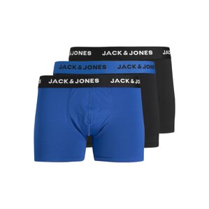 JACK & JONES Boxerky  modrá / černá / bílá