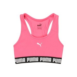 PUMA Podprsenka  pink / černá / bílá