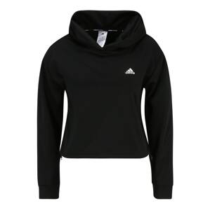 ADIDAS SPORTSWEAR Sportovní mikina  černá / bílá