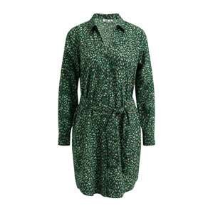 WE Fashion Košilové šaty  trávově zelená / světle zelená / růžová