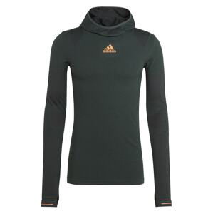 ADIDAS SPORTSWEAR Sportovní mikina 'X-City'  tmavě zelená / oranžová